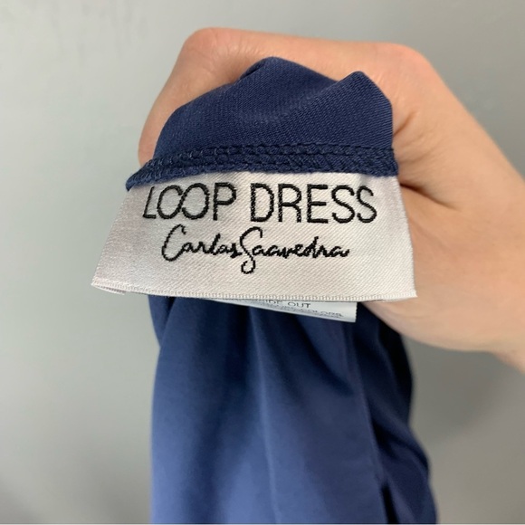 CARLOS SAAVEDRA Loop Convertible Maxi Formal Bridesmaid Dress - Picture 8 of 10